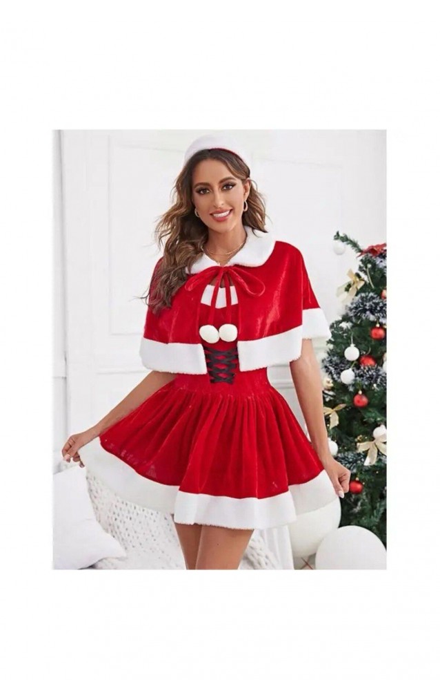 Kadife Noel Elbisesi. ( Yılbaşı Özel Koleksiyon )