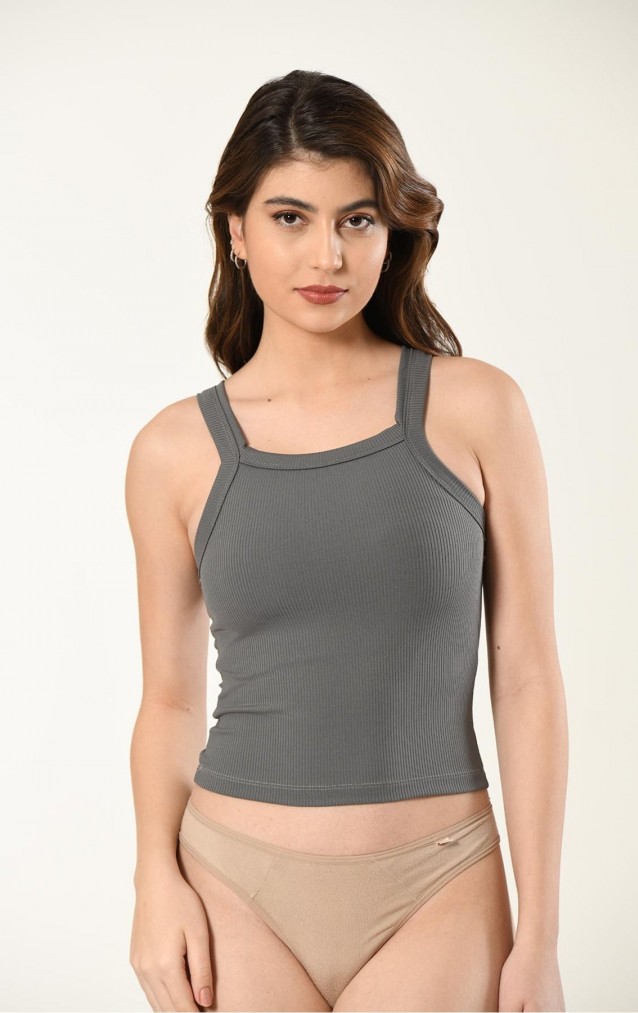 Nuitamore  Halter Yaka Pedli Crop Sporcu Atlet