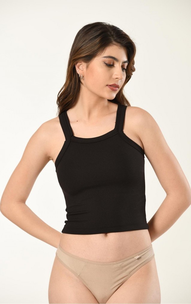 Nuitamore  Halter Yaka Pedli Crop Sporcu Atlet