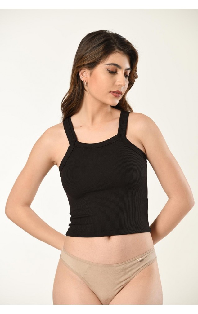 Nuitamore  Halter Yaka Pedli Crop Sporcu Atlet