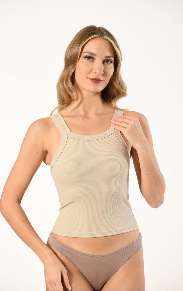 Nuitamore  Halter Yaka Pedli Crop Sporcu Atlet