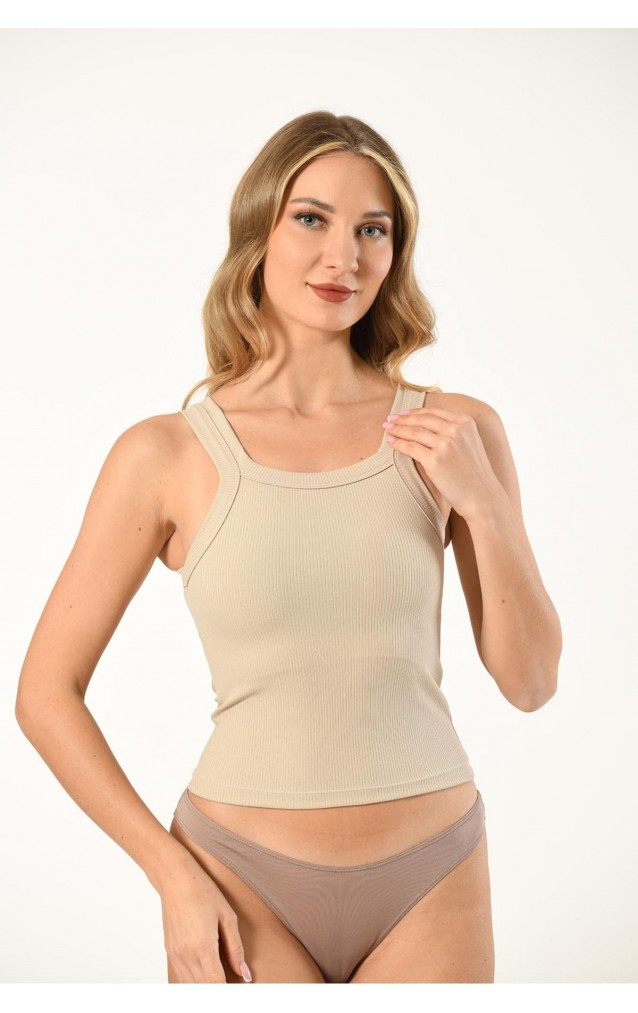 Nuitamore  Halter Yaka Pedli Crop Sporcu Atlet