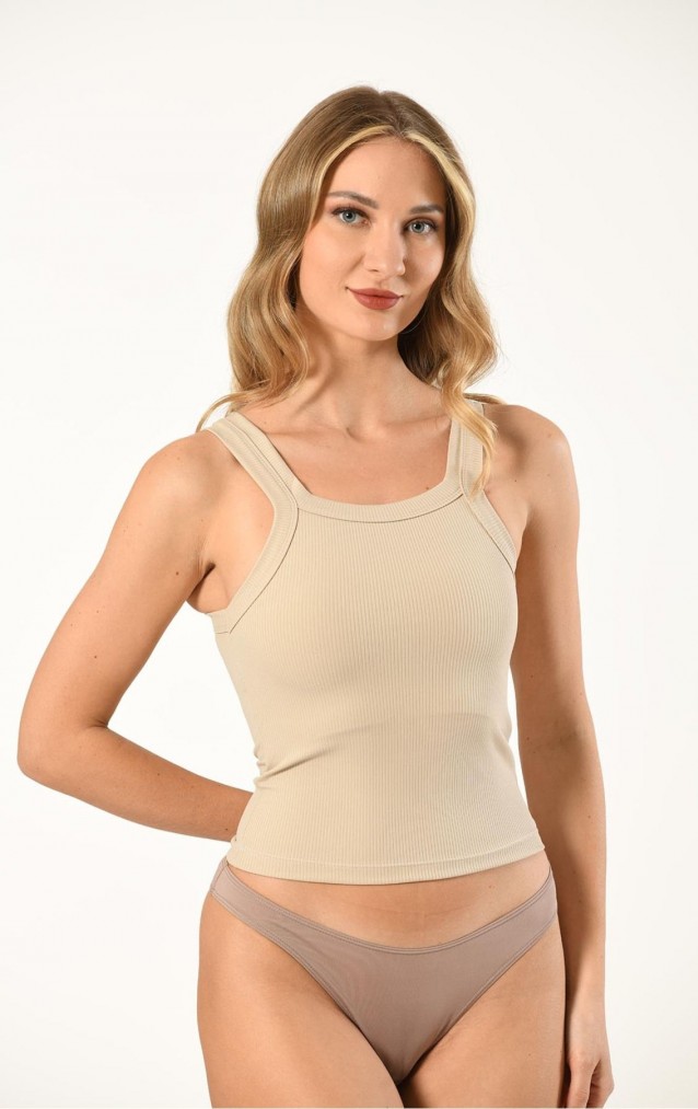 Nuitamore  Halter Yaka Pedli Crop Sporcu Atlet