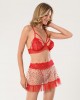 Nuitamore -Rancy Red Babydoll.