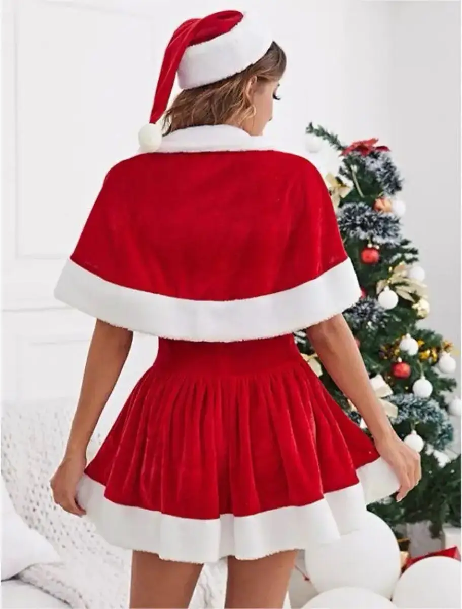 Kadife Noel Elbisesi. ( Yılbaşı Özel Koleksiyon )